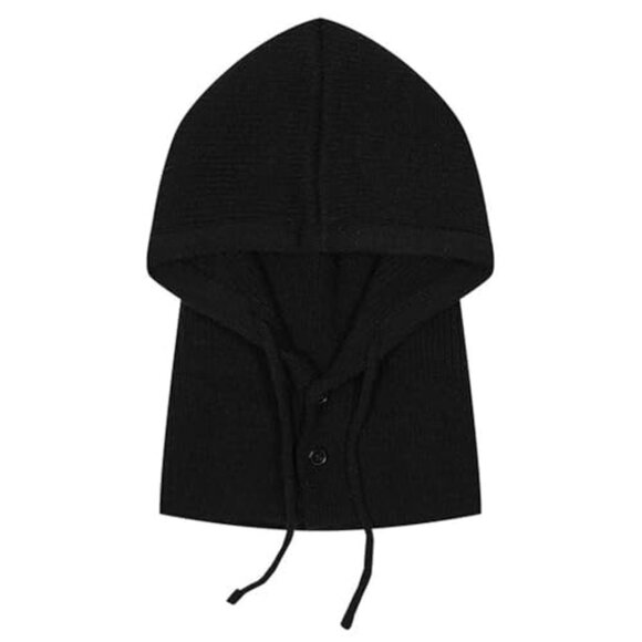 Wool Blend Balaclava Hat Multi-Way Convertible Hooded Scarf Snood Neck Warmer main image 6